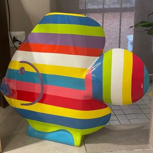 Marcello Quarta - Glass resin sculpture 01 fish