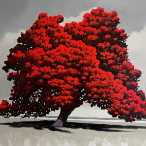 Tonino Cimino - oil painting on canvas 01 Red